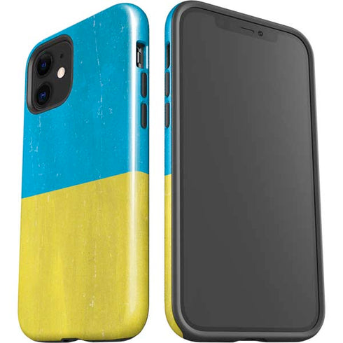 Ukraine Flag Distressed iPhone 12 Impact Case